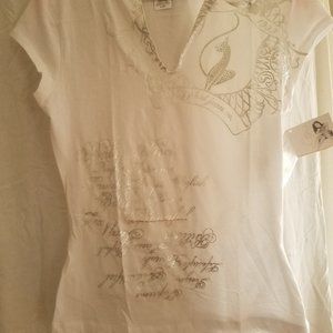 Baby Phat T Shirt Rhinestones